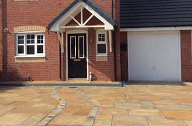 indian stone driveways Leigh