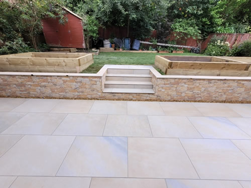 Bolton Porcelain garden paving